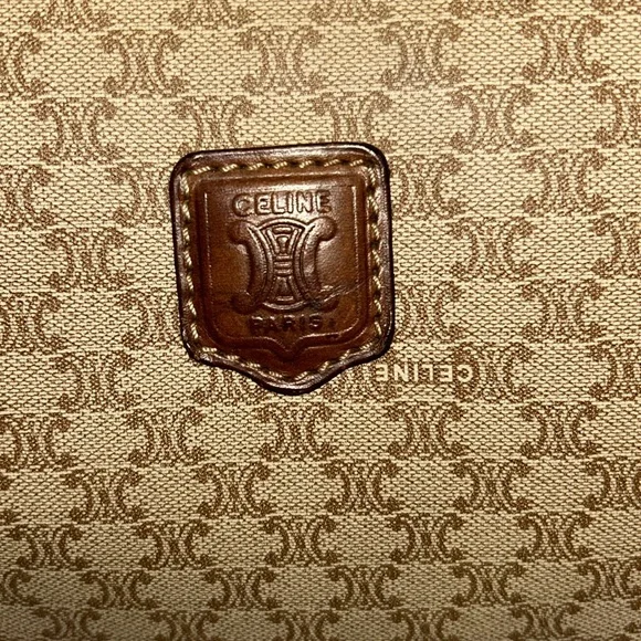 Vintage Celine Macadam zip Clutch - Picture 10 of 16